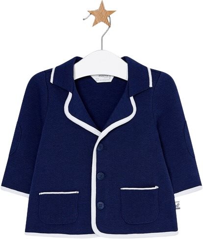 MAYORAL boys jacket dark blue - 75 cm - Baby coat - Main image