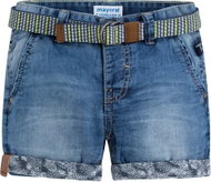 MAYORAL boys jeans shorts with belt - blue - 98 cm - Baby Shorts