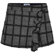 MAYORAL dívčí kraťasy kostky černá, šedá - 122 cm - Sukně