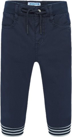 MAYORAL boys trousers with elastic - dark blue - 92 cm - Baby trousers - Main image