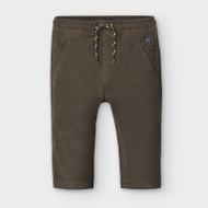 MAYORAL boys microfiber trousers brown - Baby trousers