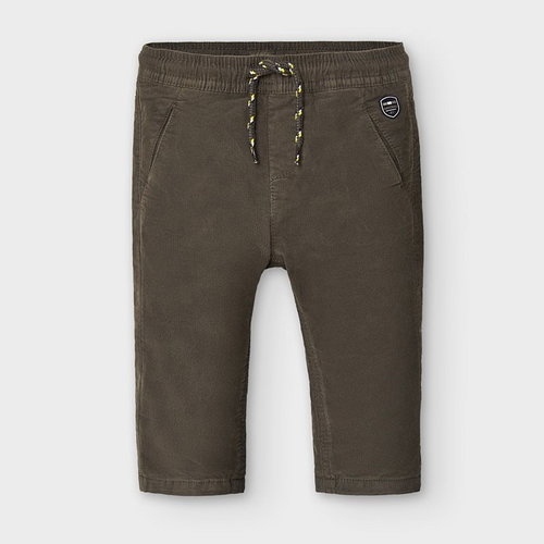 MAYORAL boys microfiber trousers brown - 92 cm - Baby trousers - Main image