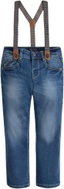Mayoral Boys jeans with suspenders - blue - 98 cm - Baby trousers