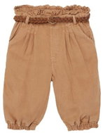 MAYORAL girls trousers with belt, brown - 98 cm - Baby trousers