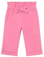 MAYORAL girls trousers with elasticated waist, pink - Baby trousers