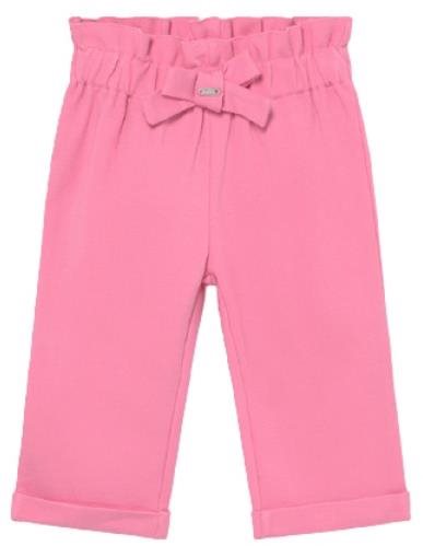 MAYORAL girls trousers with elasticated waist, pink - Baby trousers - Main image