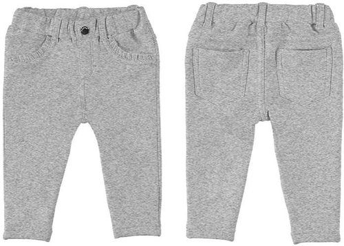 MAYORAL girls trousers pockets basic grey - 98 cm - Baby trousers - Main image
