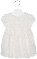 Mayoral girls dress with lace - cream - 92 cm - Baby dress