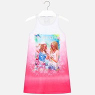 MAYORAL girls strappy dress with print - pink - 128 cm - Dress