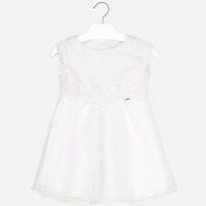 MAYORAL girls sleeveless dress beige - 122 cm - Dress