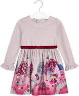 MAYORAL girls warm dress autumn mood brown - 110 cm - Dress