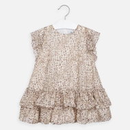 MAYORAL girls dress beige - 122 cm - Dress