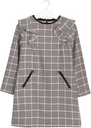 MAYORAL girls dress patterned black, pink - 152 cm - Dress - Main image