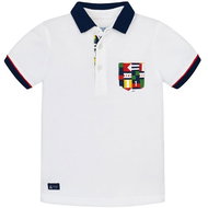 MAYORAL boys polo shirt short sleeve white - 98 cm - Baby T-shirt