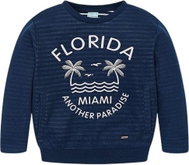 MAYORAL chlapecká mikina Florida modrá - 134 cm - Mikina