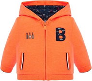 MAYORAL boys hoodie with hood - neon orange - 98 cm - Baby Sweatshirt