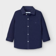 MAYORAL boys shirt classic dark blue - Baby Shirt