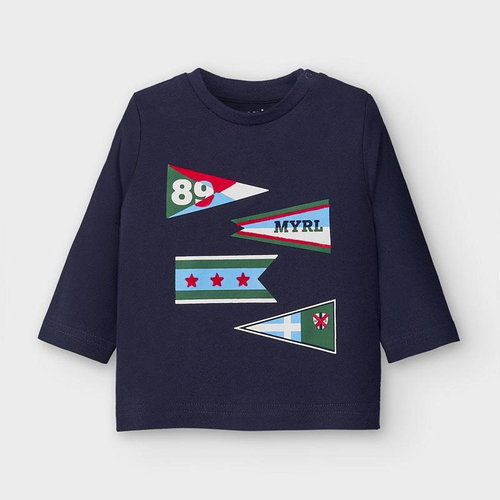 MAYORAL boys t-shirt navy blue - Baby T-shirt - Main image