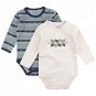 Fixoni baby body set 2 pcs - beige blue - 50 cm - Bodysuit for Babies