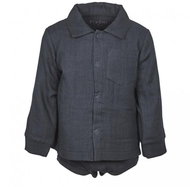 Fixoni boy's shirt body dark blue - 56 cm - Bodysuit for Babies