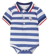 Mayoral boy's body KR striped, white/blue - 55 cm - Bodysuit for Babies