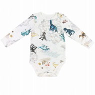 JAMIKS Boys body Alan I dinosaurs white 86 cm - Bodysuit for Babies