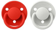 Bibs De Lux natural rubber pacifiers 2 pcs Candy Apple/Haze - size 2 (6+m. ) - Baby Pacifier