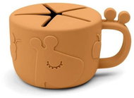 Done by Deer Peekaboo snack cup Raffi - mustard - Children's Water Bottle