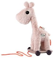 Done by Deer Raffi toy on wheels - pink - Soft Toy