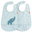 2 Elphee bibs - blue
