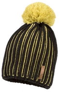 Jamiks dětská zimní čepice Lamer černá/žlutá 50 cm - Children's Hat