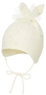 Broel dětská čepice Ufa smetanová 39 cm - Čepice pro miminko