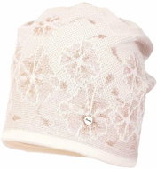 Jamiks Čepice dívčí AIDA vel. 50 smetanová se vzorem - Children's Hat