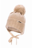 Jamiks dětská čepice Jax hnědá - 42 cm - Čepice pro miminko