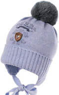 Jamiks dětská čepice Mos světle modrá - 46 cm - Children's Hat