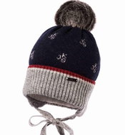 Jamiks dětská čepice Tonsi tmavě modrá - 42 cm - Children's Hat