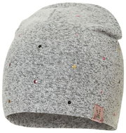 Broel dětská čepice Inge šedá barevné puntíky - 47 cm - Čepice pro miminko