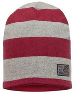 Broel dětská čepice Dog pruhy vínová - 55 cm - Children's Hat