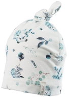 Jamiks dětská čepice s uzlíkem INGMAR tyrkys vzor 40 cm - Children's Hat