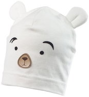 Jamiks chlapecká čepice Bjorn medvídek ouška bílá 42 cm - Children's Hat