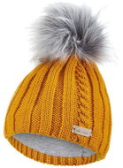 Little Angel Čepice pletená žebro copánek Outlast ® - šafrán Velikost: 5, 49-53 cm - Children's Hat