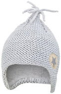 Little Angel Čepice pletená na uši Outlast ® - sv.šedá vel. 1, 36-38 cm - Čepice pro miminko
