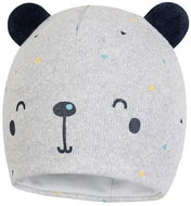 Broel chlapecká čepice Bafi ouška šedá 45 cm - Children's Hat