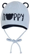 Broel chlapecká čepice zavazovací Biber světle modrá 39 cm - Children's Hat