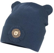 Jamiks chlapecká čepice Lion tmavě modrá 40 cm - Čepice pro miminko