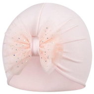 Broel dívčí čepice Adina růžová 38 cm - Čepice pro miminko