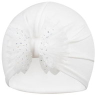 Broel dívčí čepice Adina smetanová 42 cm - Čepice pro miminko