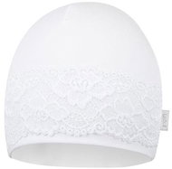 Broel dívčí čepice Agita bílá 40 cm - Children's Hat