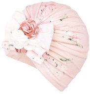 Jamiks dívčí čepice Bianca hortenzie růžová 54 cm - Čepice pro miminko