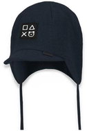 Broel chlapecká čepice Izydor tmavě modrá 46 cm - Children's Hat